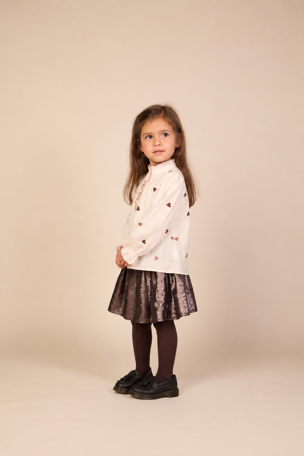 Rok met foliefinish Kids - Dark Brown | 101671 Sylvia