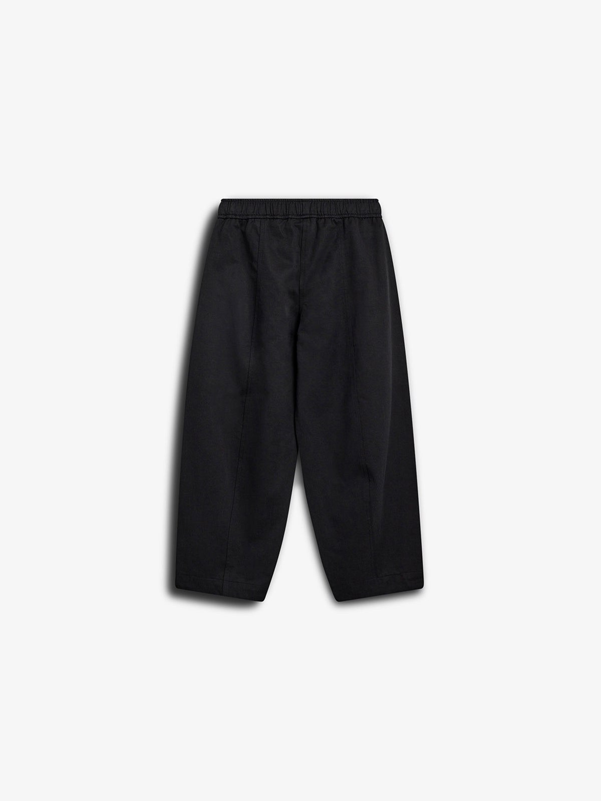 Tencel broek met barrel-pijpen - Tween - Black | 100133 Asta