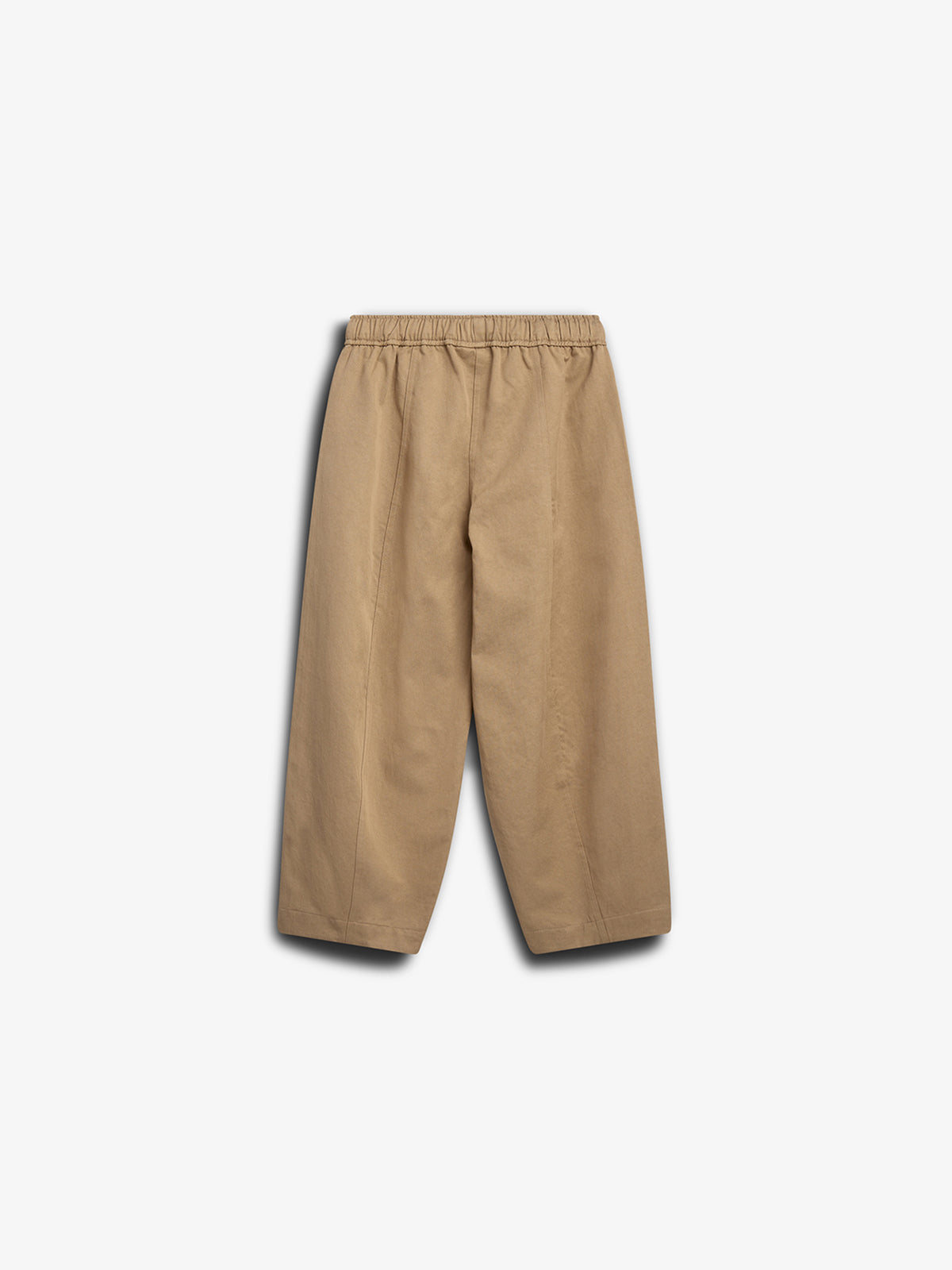 Tencel broek met barrel-pijpen - Tween - Beige | 100135 Asta