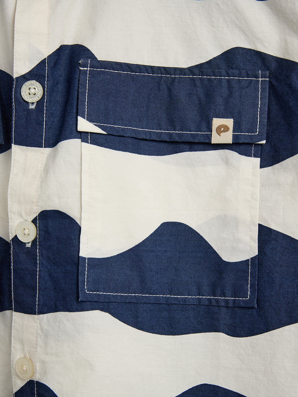 Poplin wave overhemd - Tween - Blue | 100403 Kean