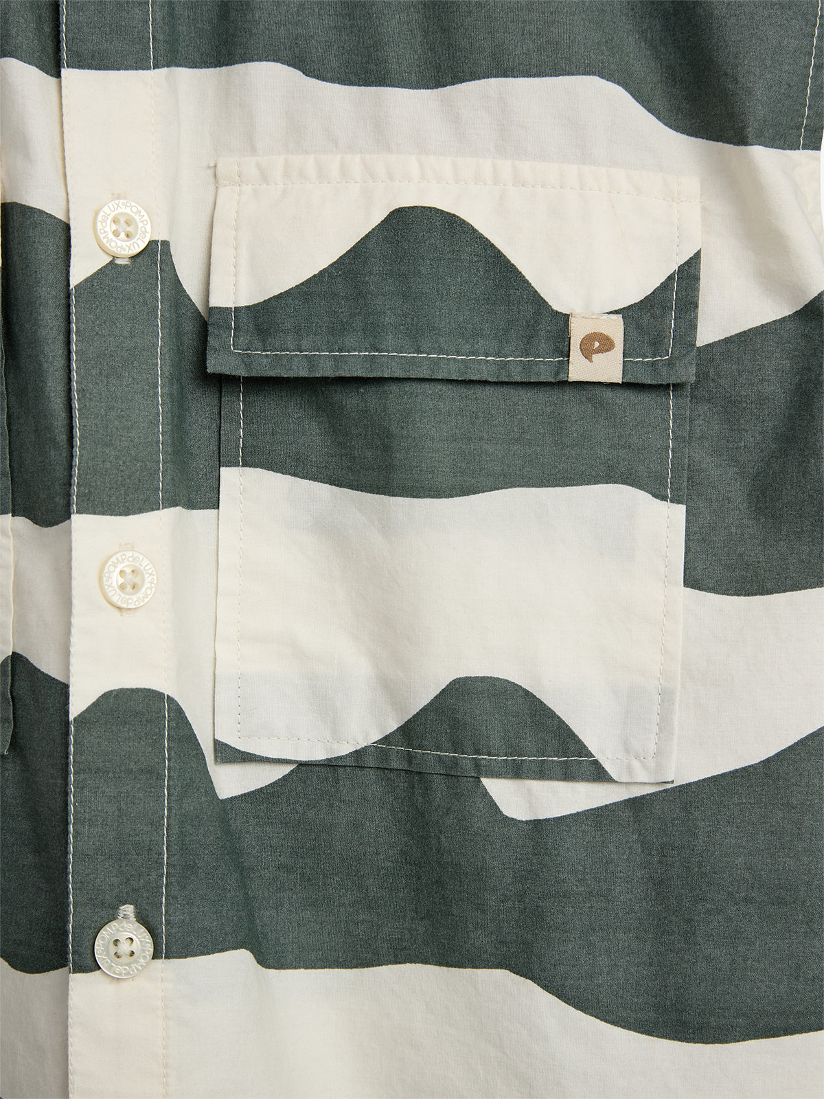 Poplin wave overhemd - Tween - Petrol | 100404 Kean