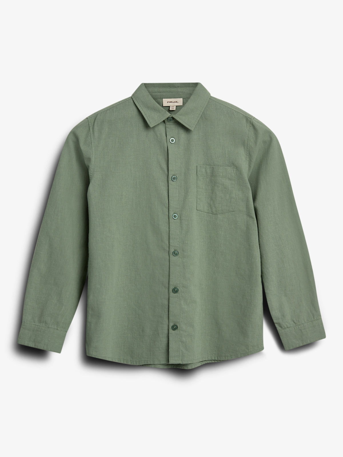 Linnen overhemd - Tween - Green | 100172 Pelle