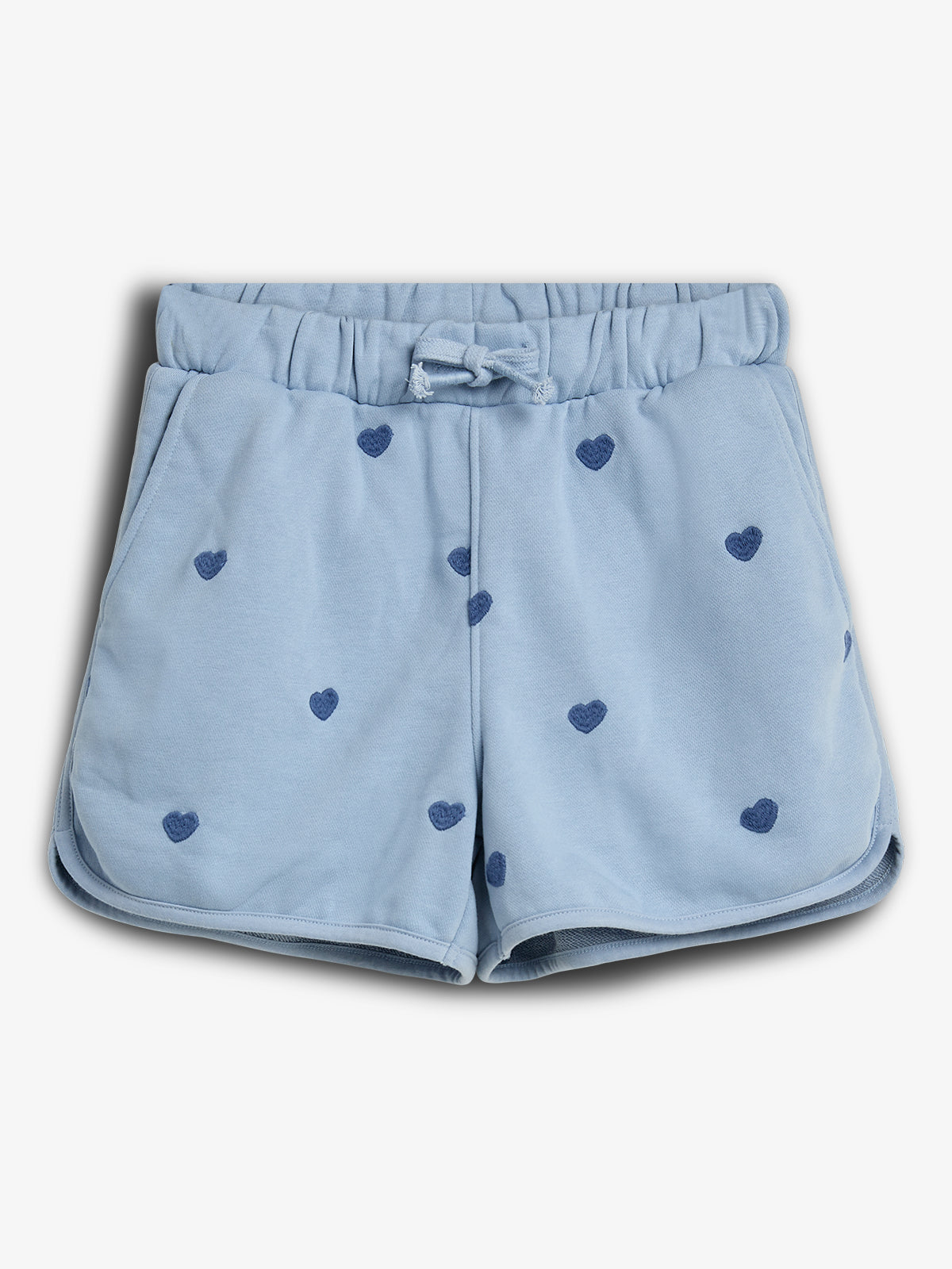 Sweatshorts met borduursel - Tween - Blue | 100197 Liva