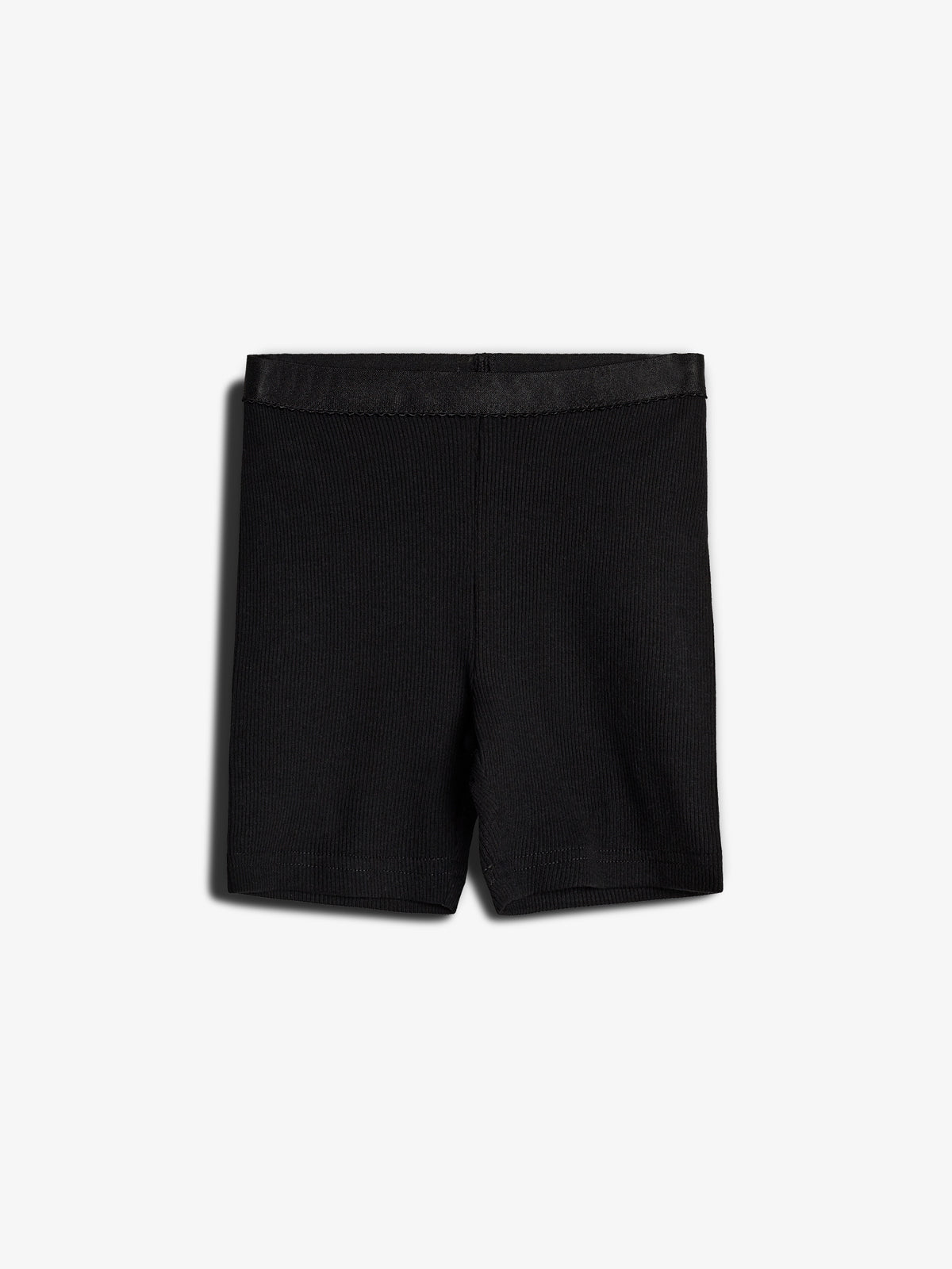 Modal rib korte legging - Black | 100332 Fiona