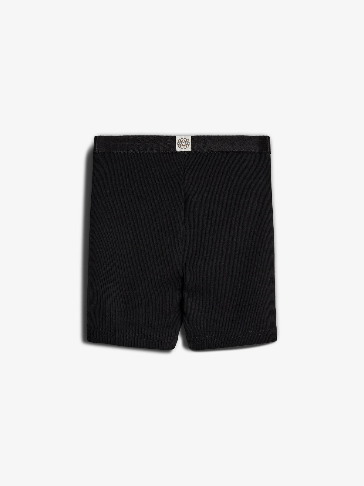 Modal rib korte legging - Black | 100332 Fiona