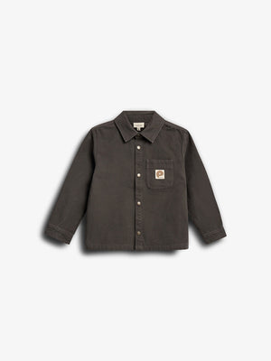 Canvas Overshirt  - Tween - Dark Grey | 100346 Dereck