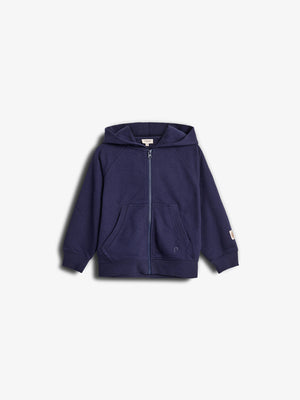 Klassieke hoodie met rits - Tween - Navy | 100375 Felix