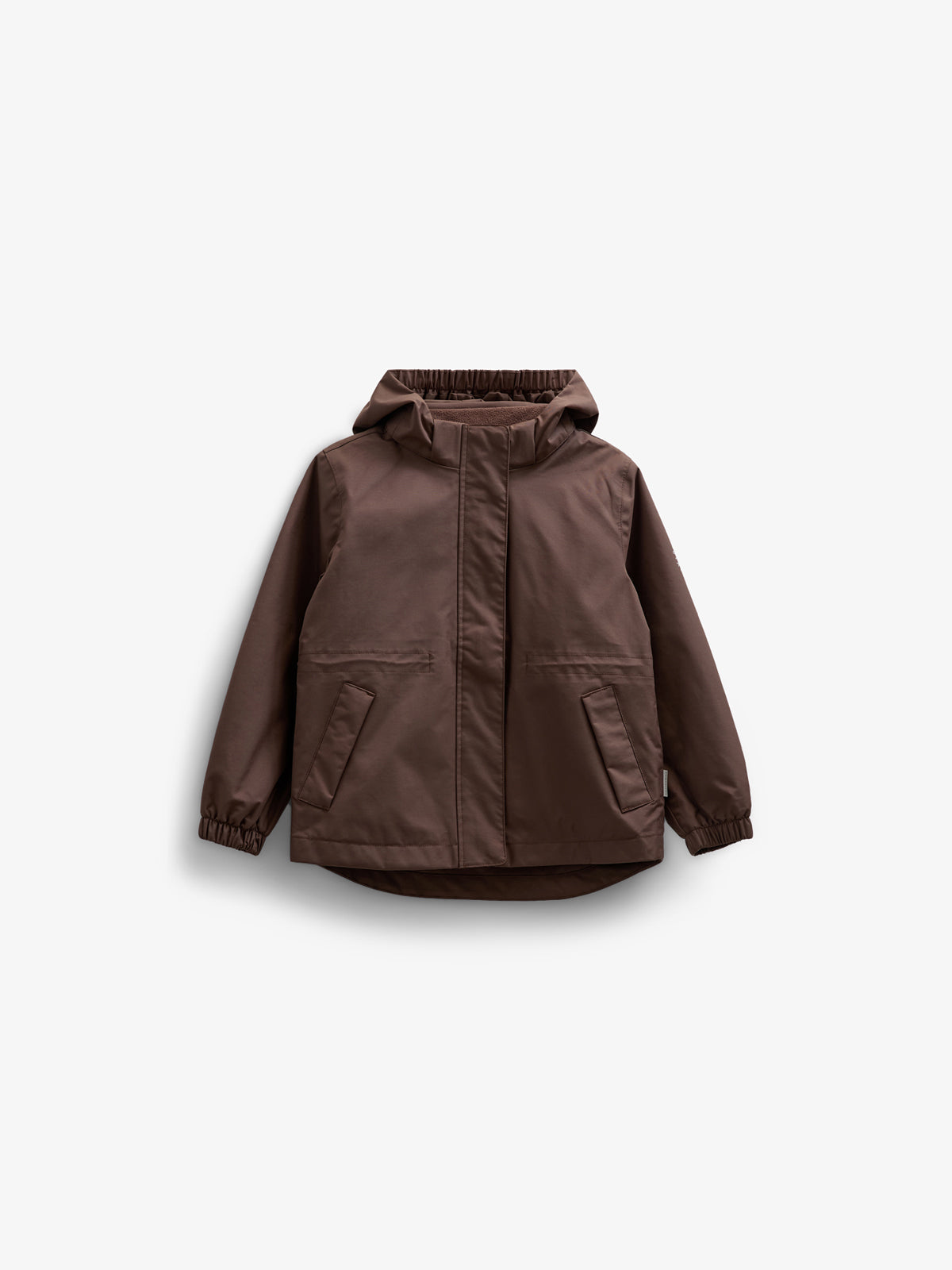 Shell-jas met trekkoord - Tween - Chocolate | 100498 Lucy