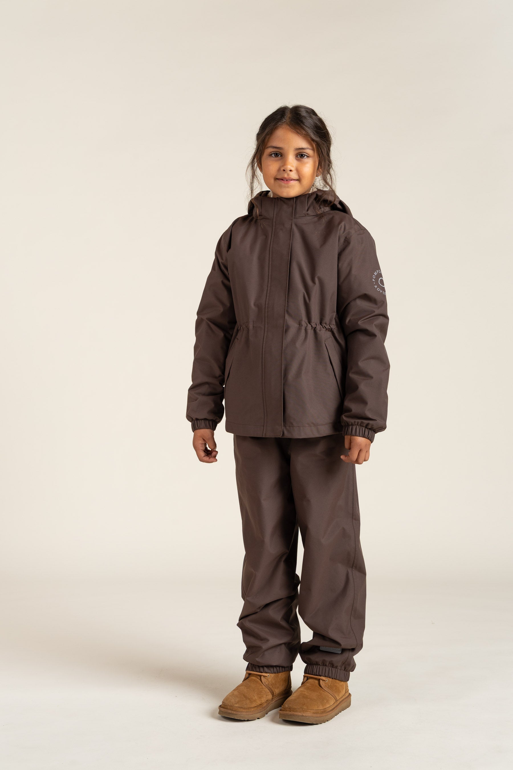 Shell-jas met trekkoord - Tween - Chocolate | 100498 Lucy