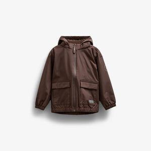 Shell Jacket with Patch Pocket - Tween - Chocolate | 100500 Luke