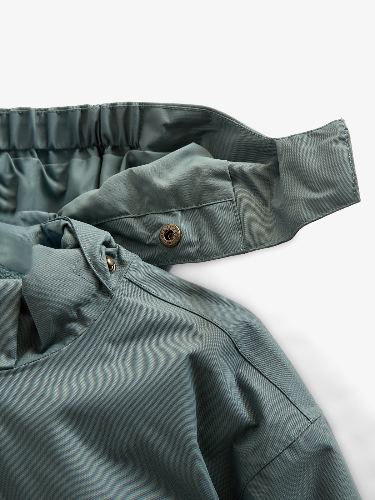 Shell-jas met opgestikte zak - Tween - Dusty Dark Green | 100502 Luke