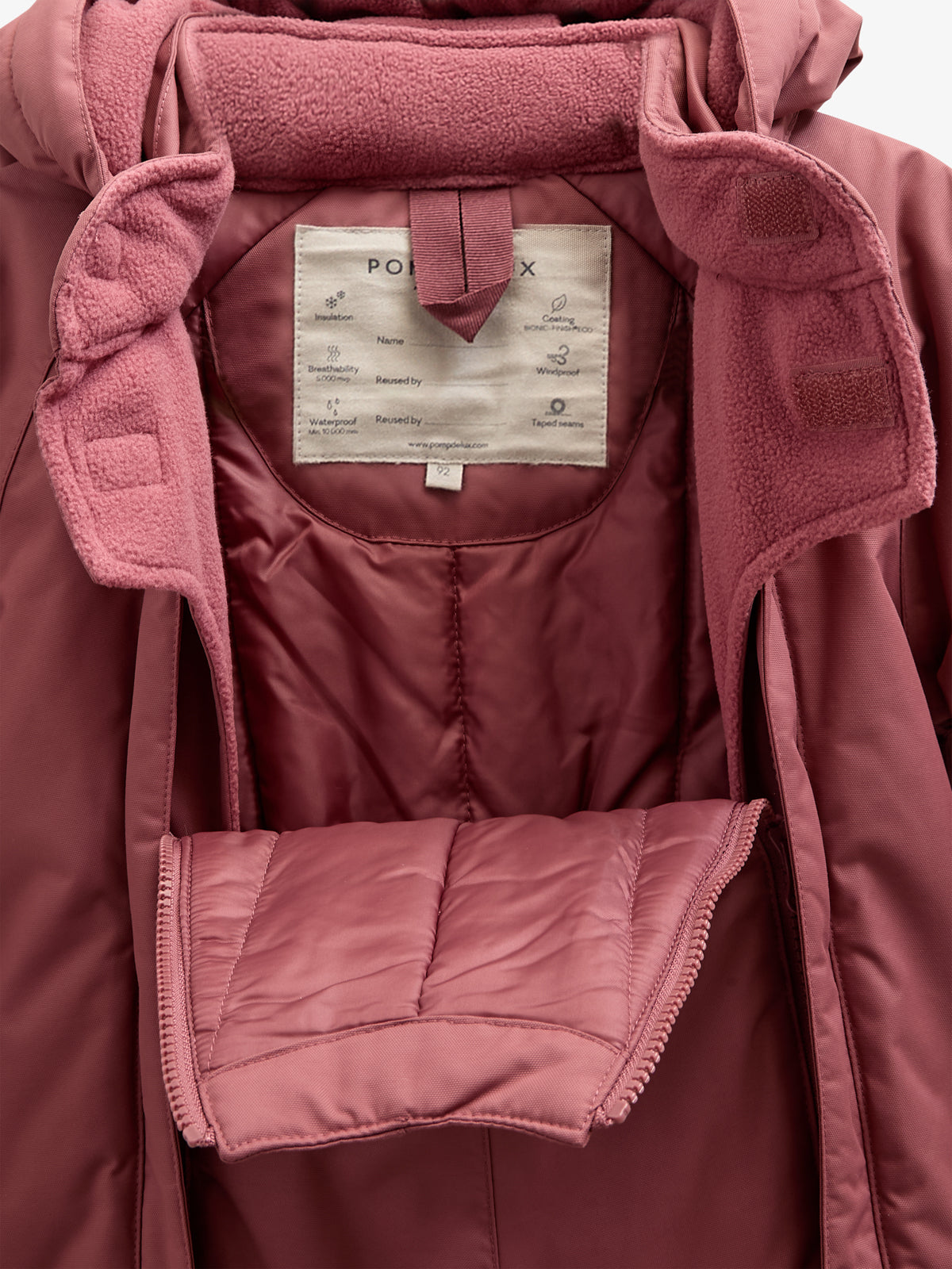 Snowsuit met dubbele rits - Kids - Vintage Red | 100518 Calgary