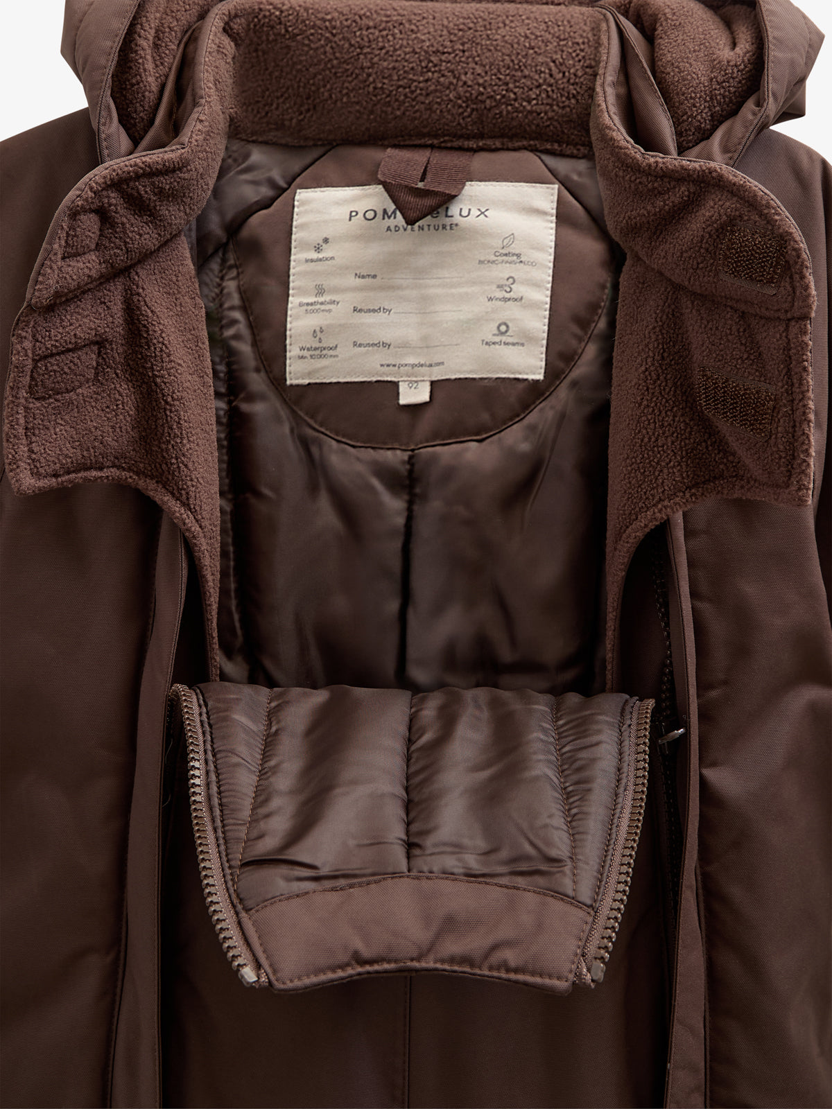 Snowsuit met dubbele rits - Kids - Chocolate | 100519 Calgary