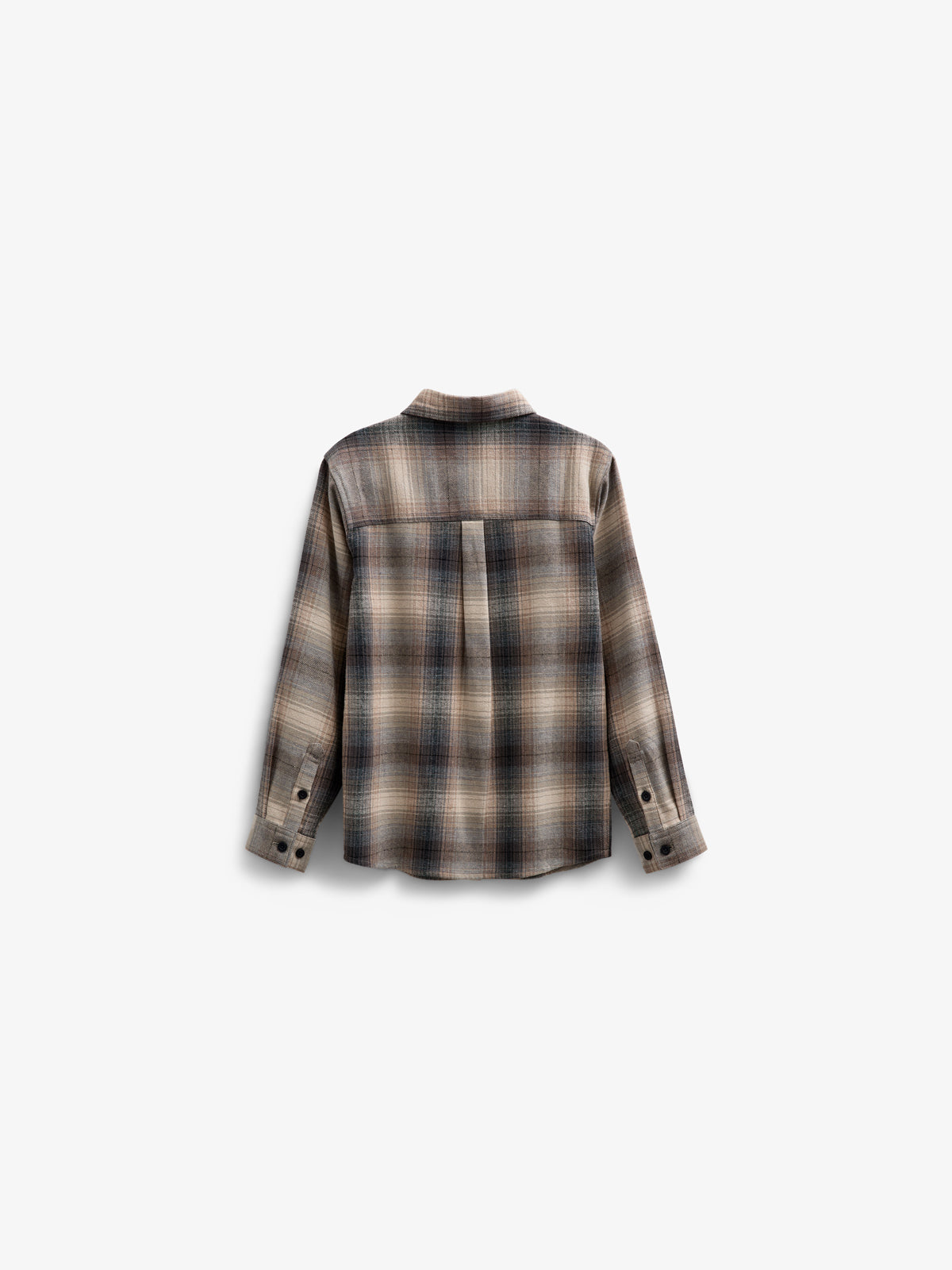 Geruit flanellen overhemd - Tween - Brown Navy Check | 100527 Henry