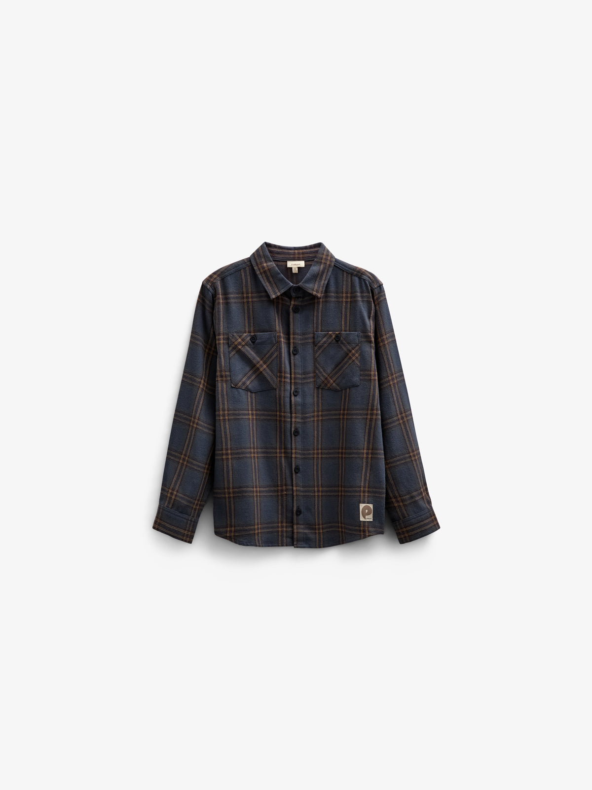 Geruit flanellen overhemd - Tween - Navy Check | 100528 Henry