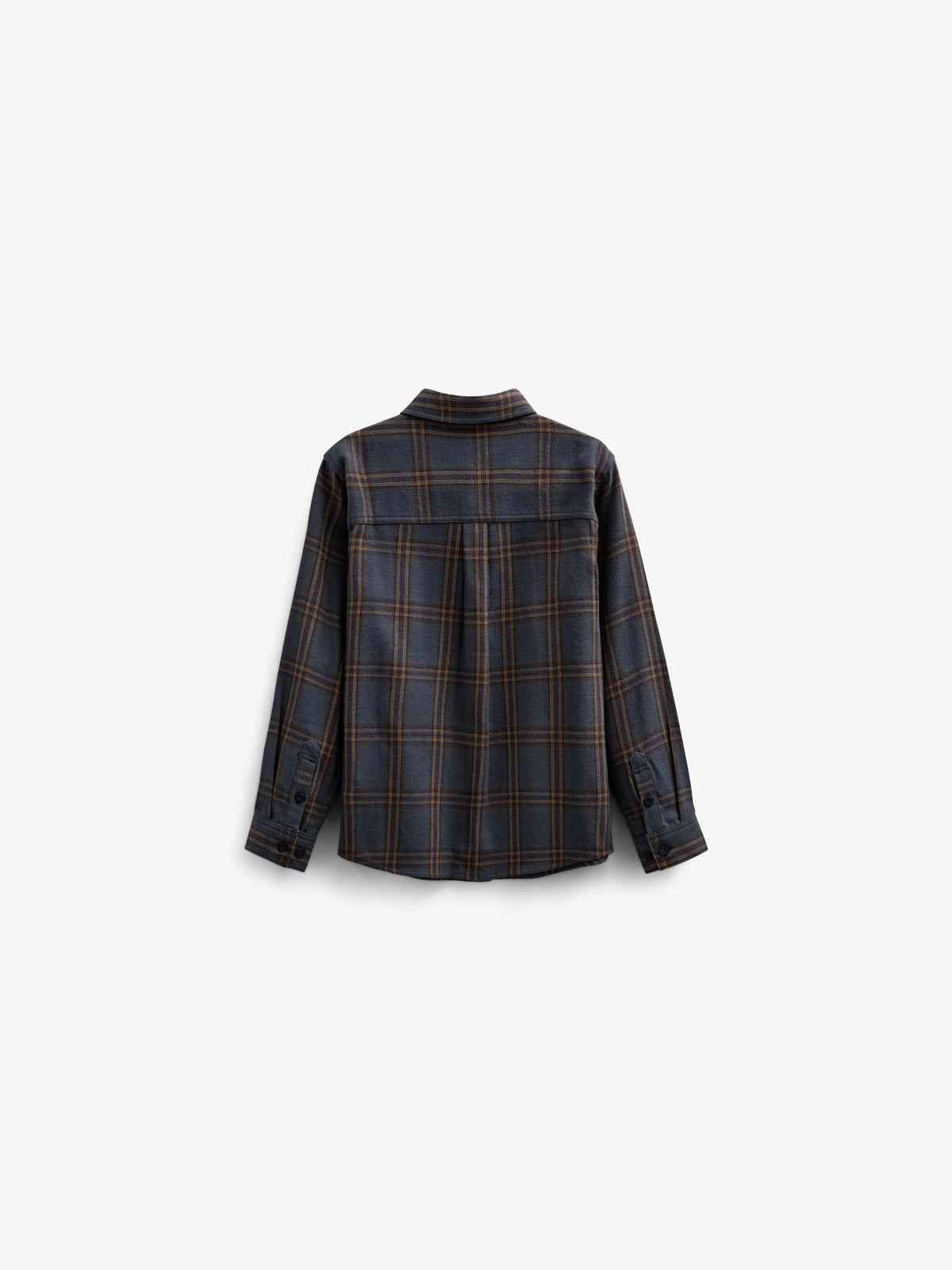 Geruit flanellen overhemd - Tween - Navy Check | 100528 Henry