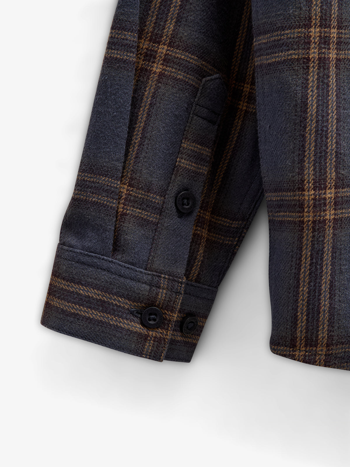 Geruit flanellen overhemd - Tween - Navy Check | 100528 Henry