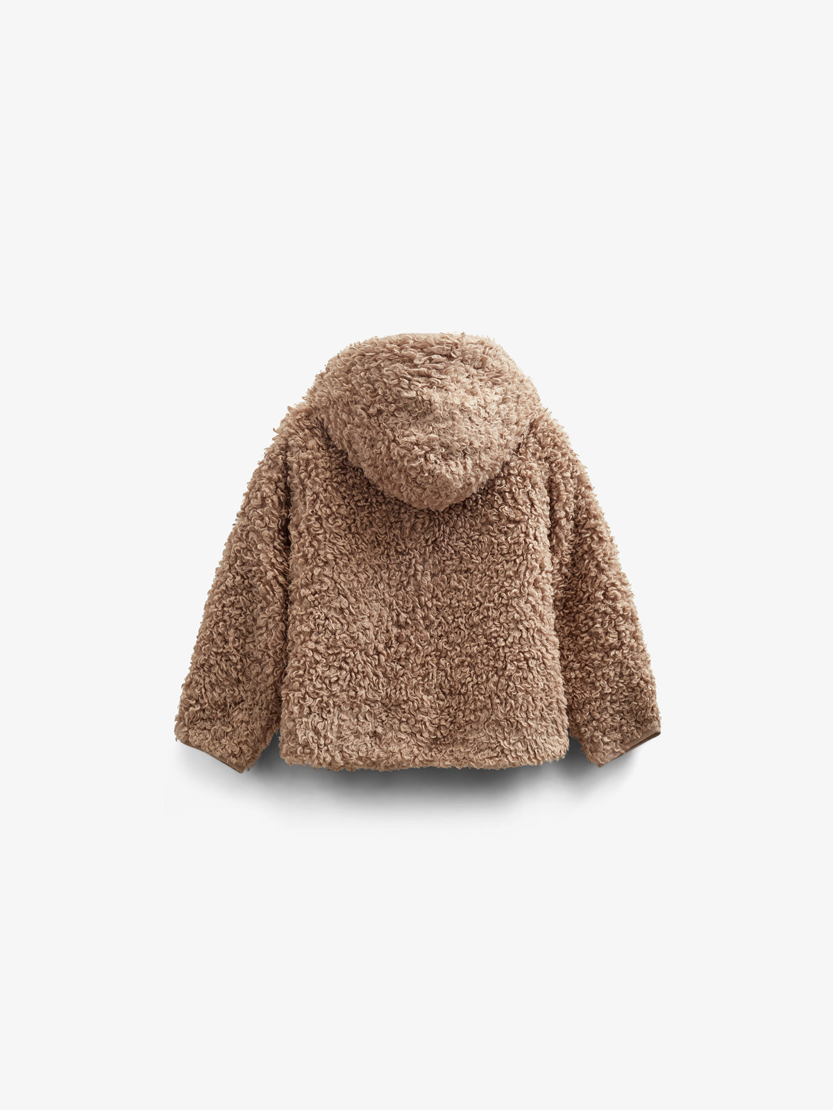Jas met capuchon van imitatiebont - Tween - Caffe Latte | 100548 Ellie
