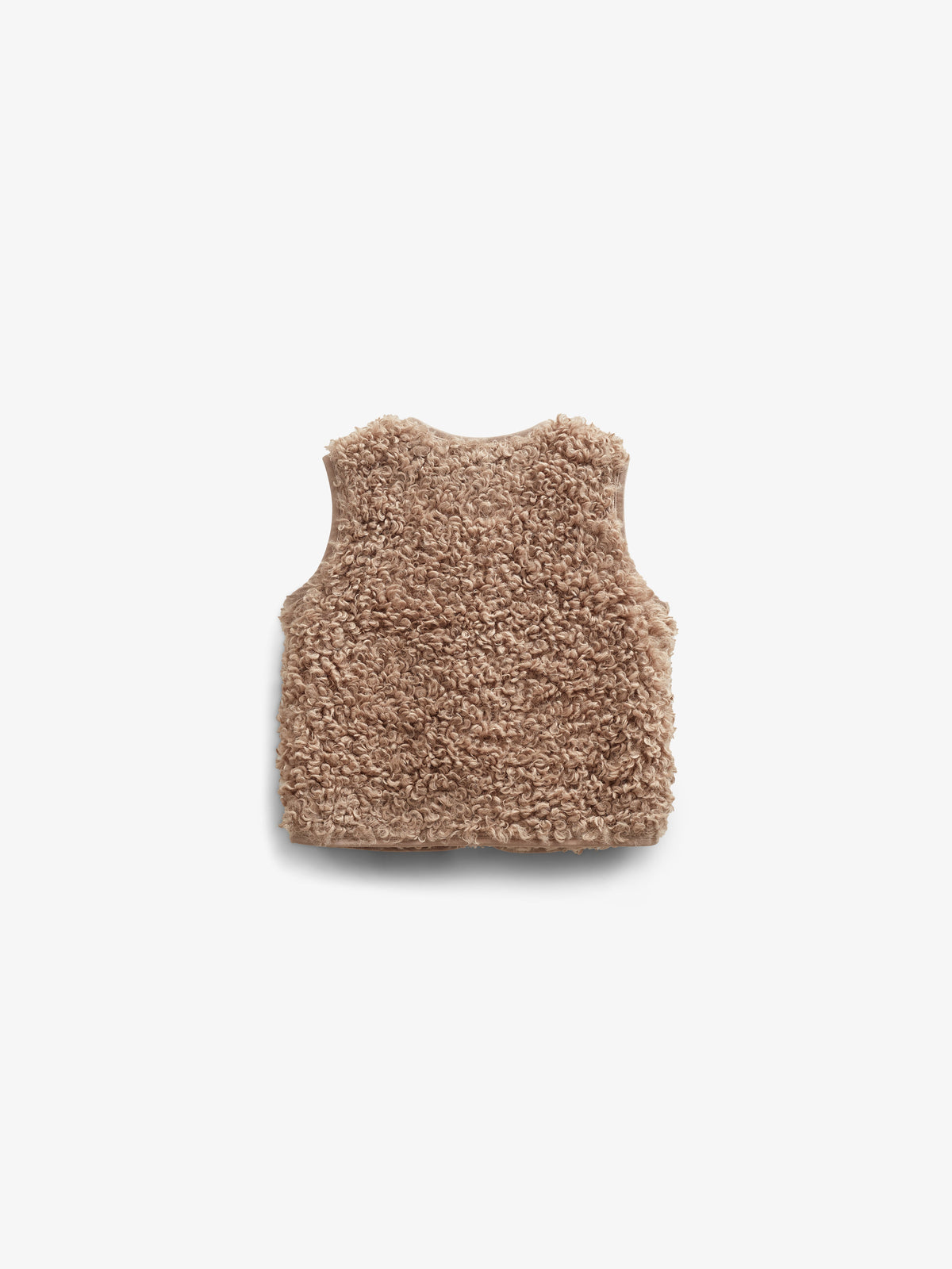Bodywarmer van imitatiebont - Kids - Caffe Latte | 100550 Ellie