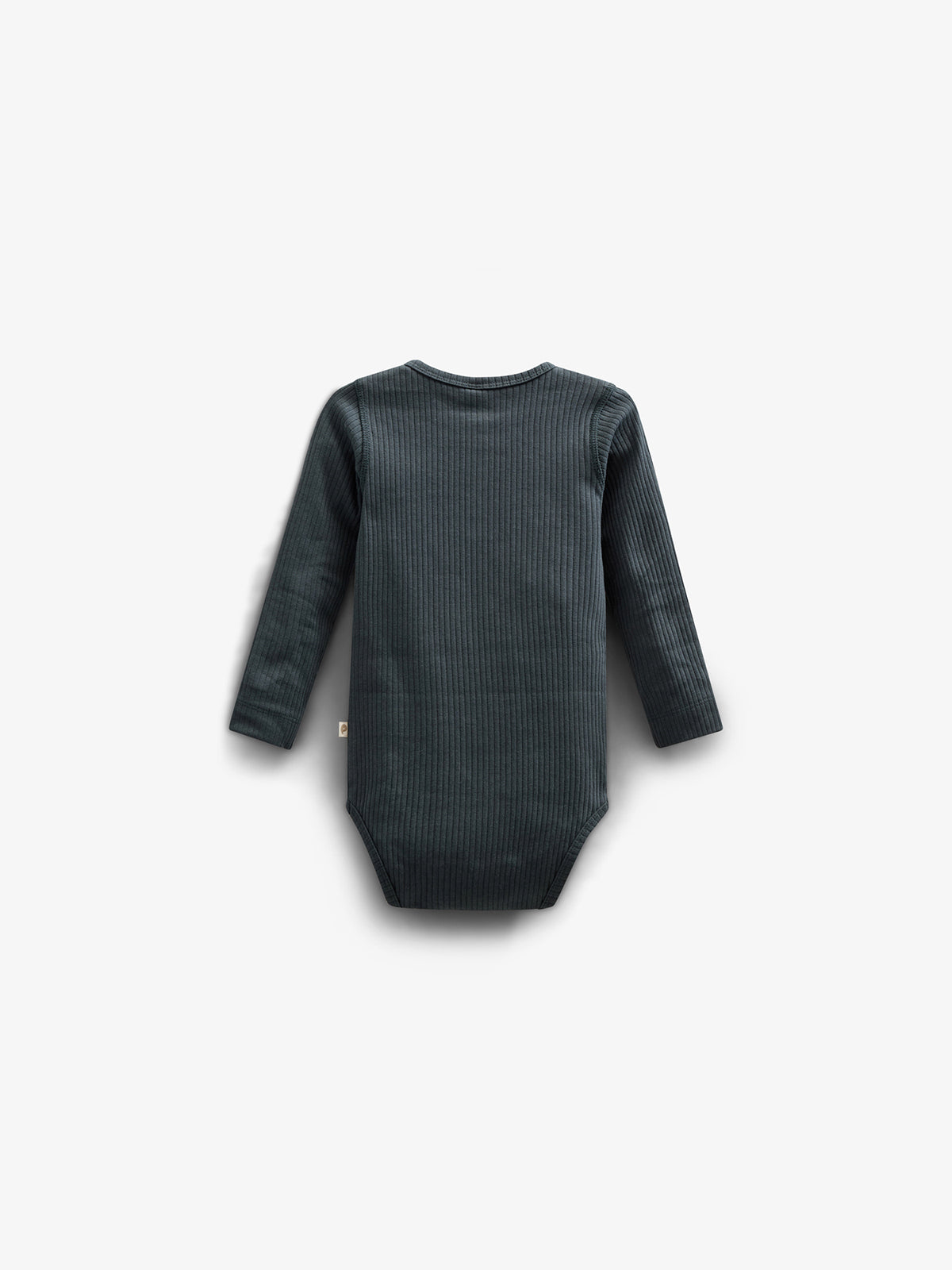 Katoenen ribbody met lange mouwen - Kids - Forest Green | 100560 Manson