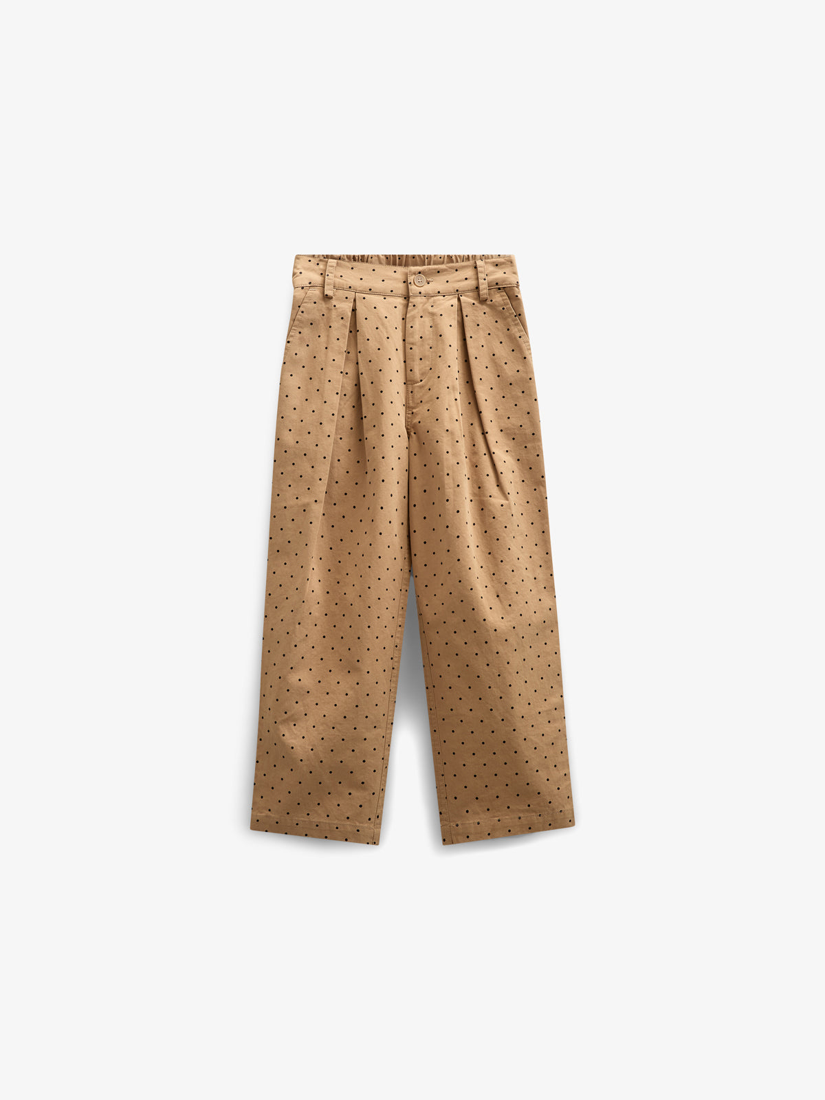 Twill broek met stip - Kids - Beige | 100614 Iris