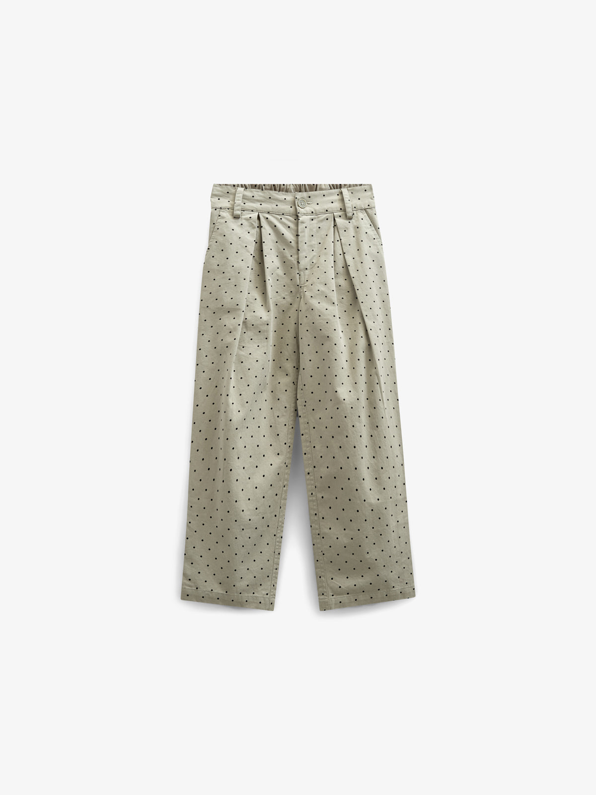 Twill broek met stip - Tween - Dusty Green | 100617 Iris