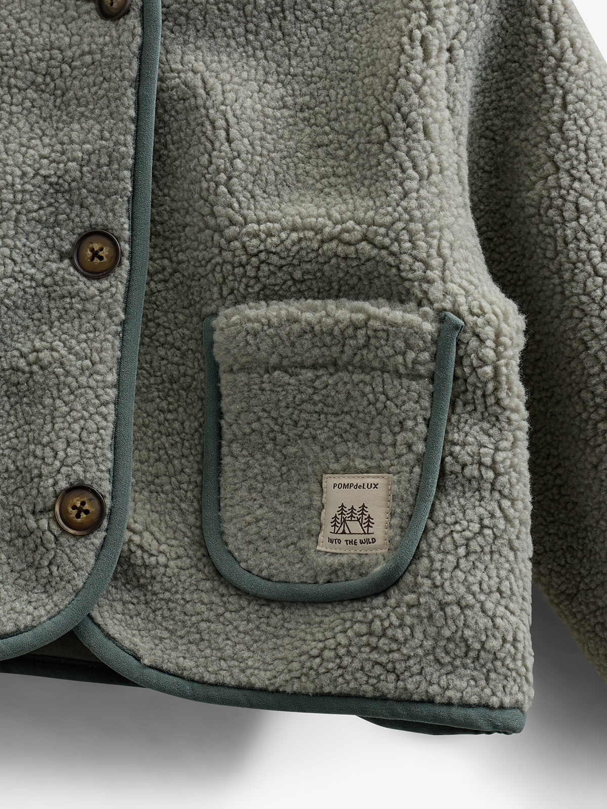 Stapeljas met knopen - Kids - Dusty Green | 100627 Mayfield