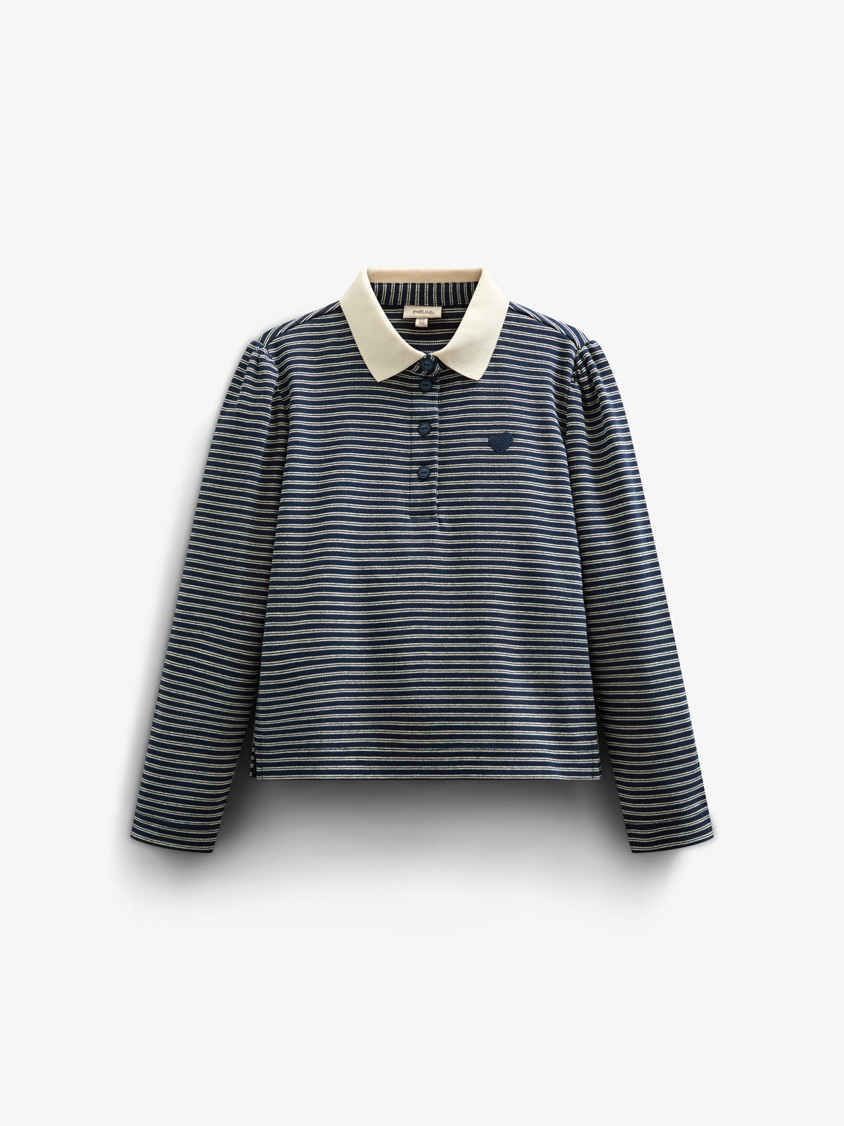 Gestreept poloshirt - Tween - Navy Stripe | 100647 Elise