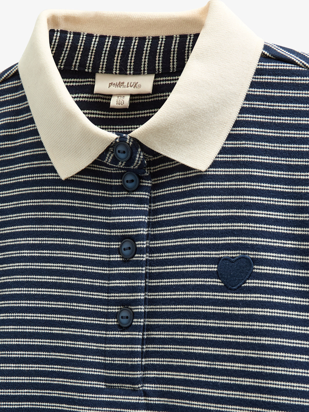 Gestreept poloshirt - Tween - Navy Stripe | 100647 Elise