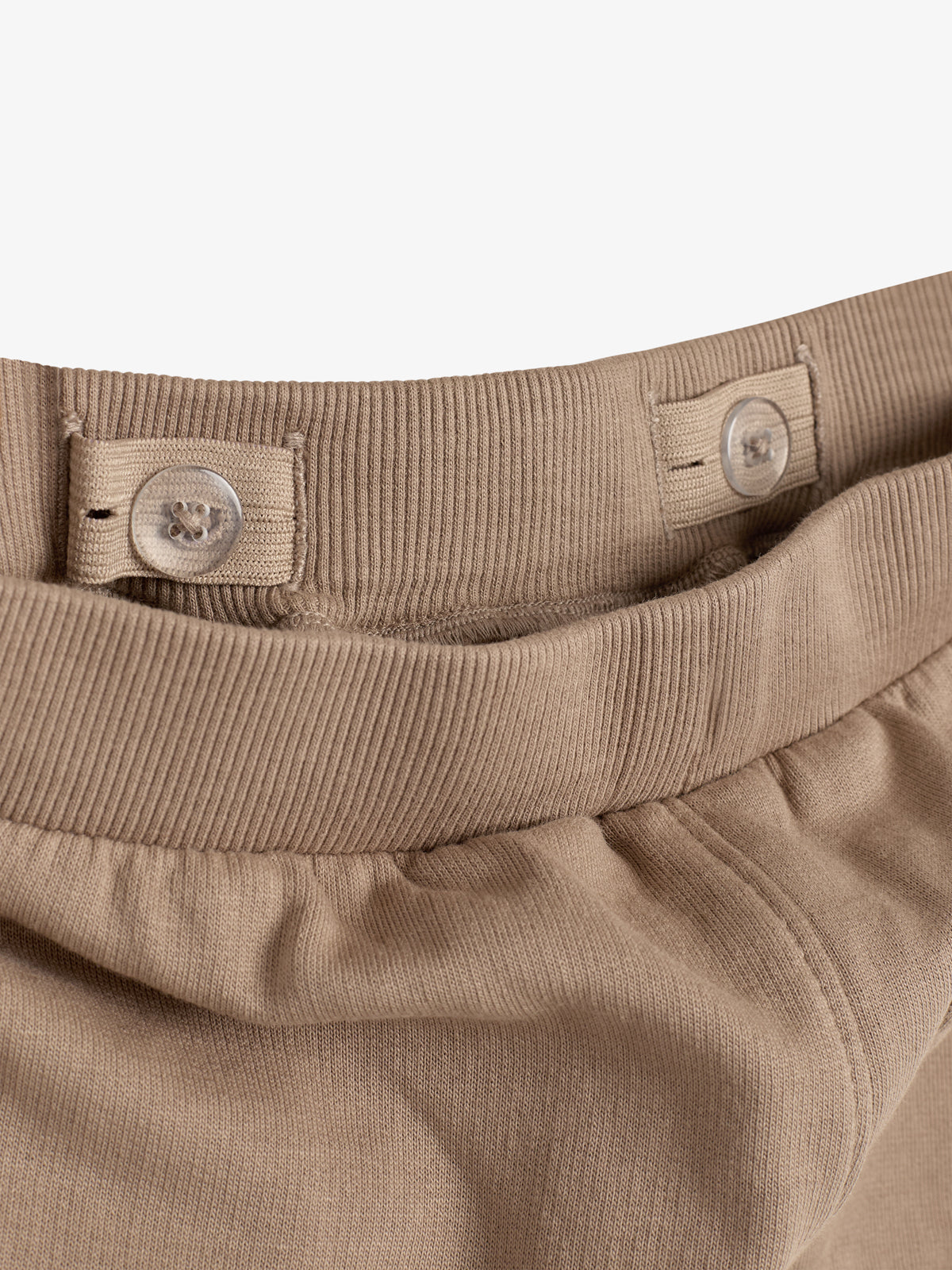 Sweatset met pofapplicatie - Little - Dark Beige