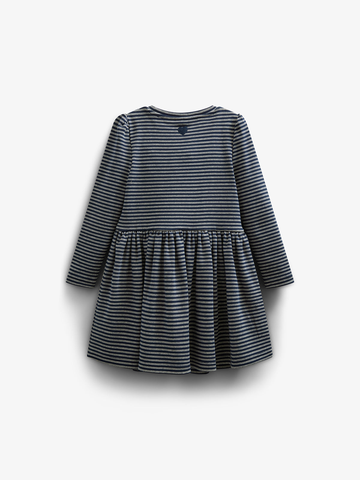 Gestreepte jersey jurk - Tween - Navy Stripe | 100653 Elise