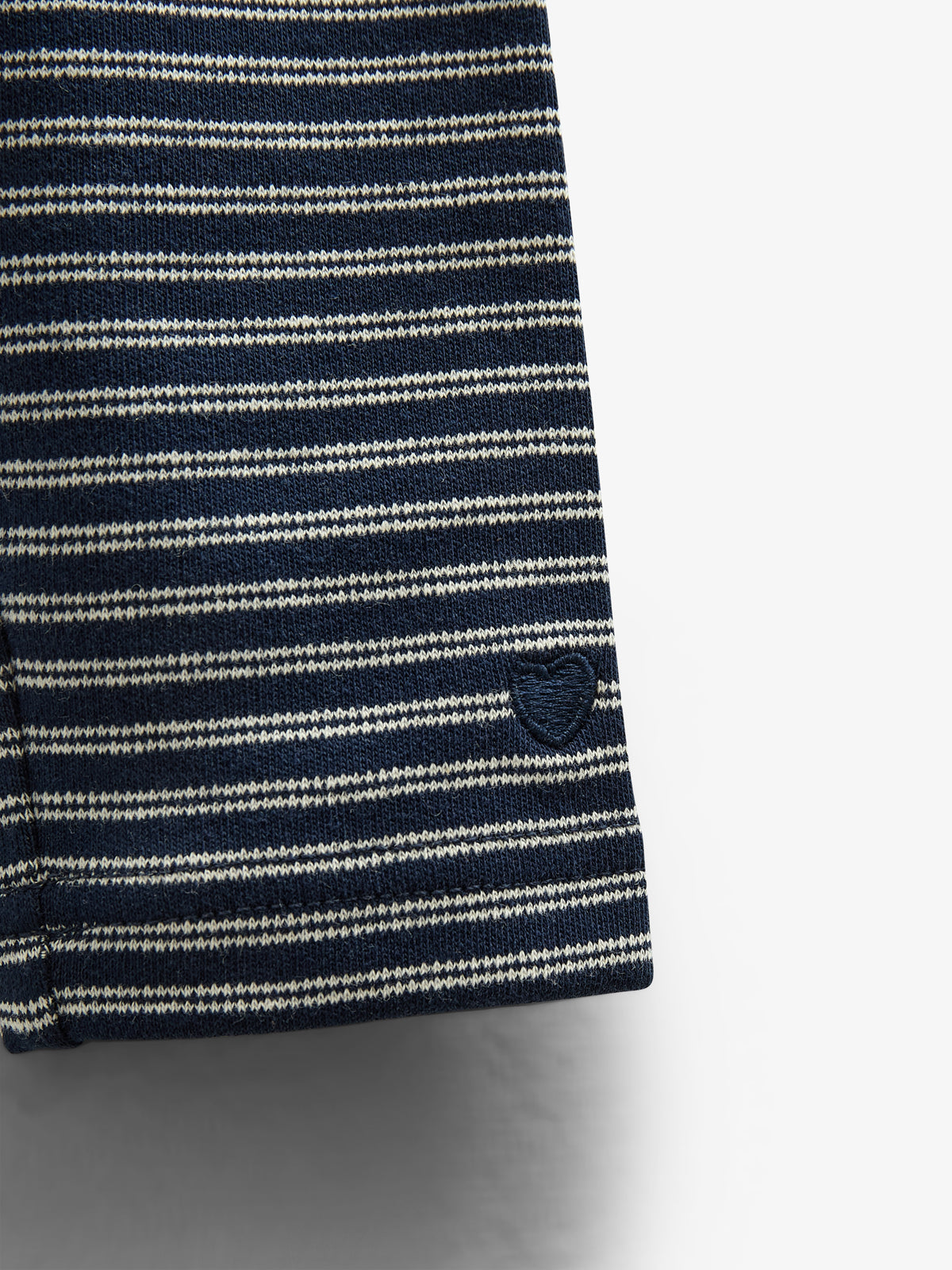Gestreepte jersey legging - Kids - Navy Stripe | 100655 Elise