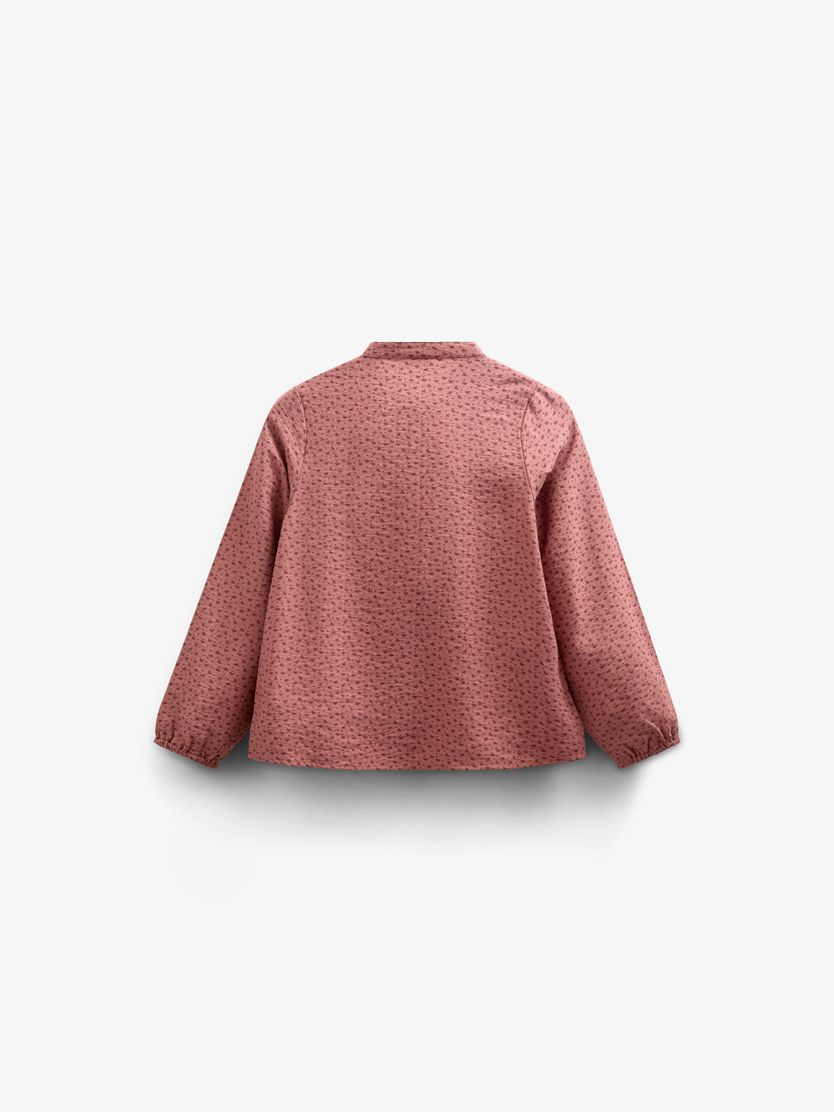 Bedrukte crêpe viscose overhemdblouse - Tween - Rose | 100657 Ana