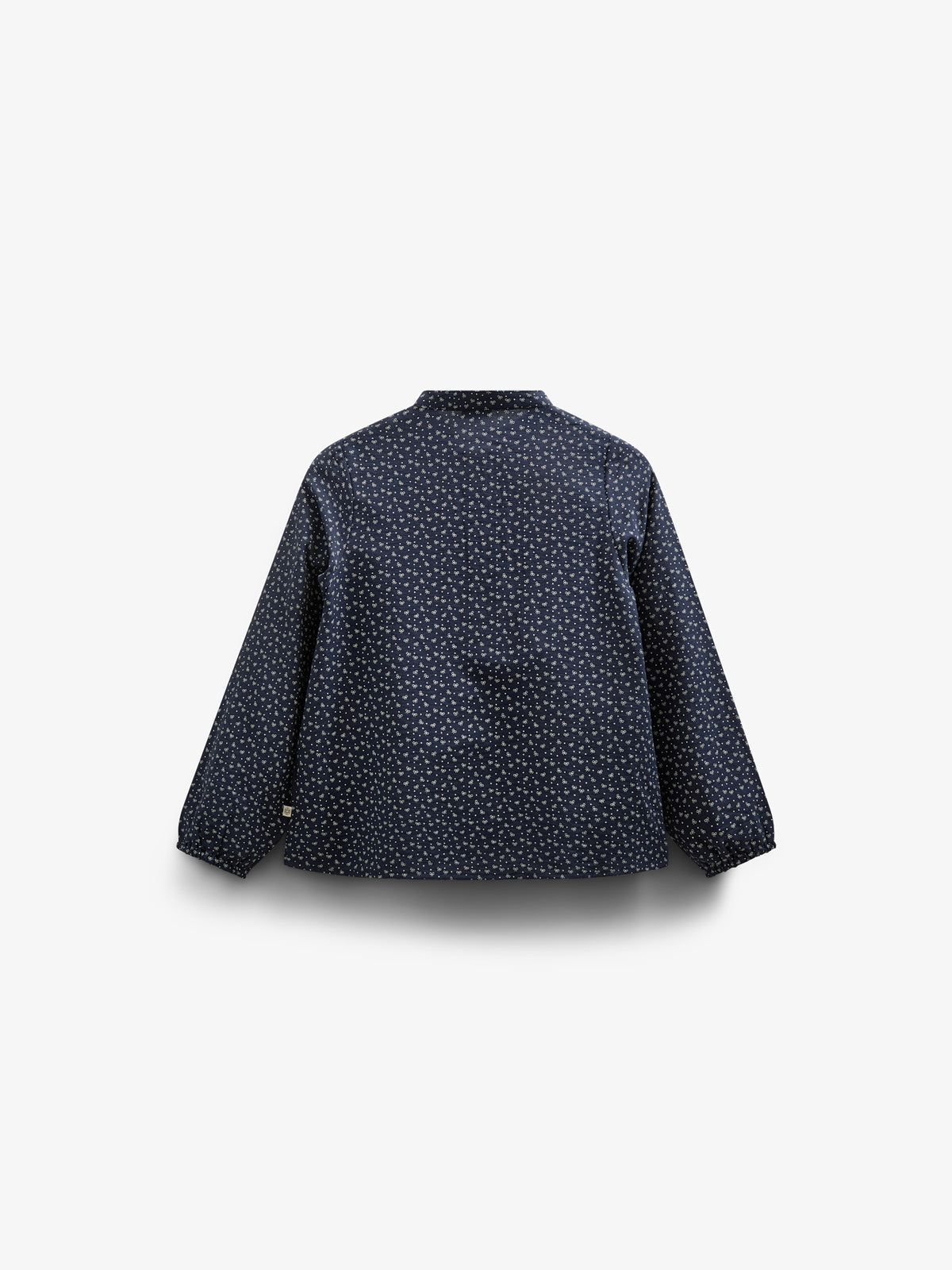 Bedrukte crêpe viscose overhemdblouse - Tween - Navy | 100658 Ana
