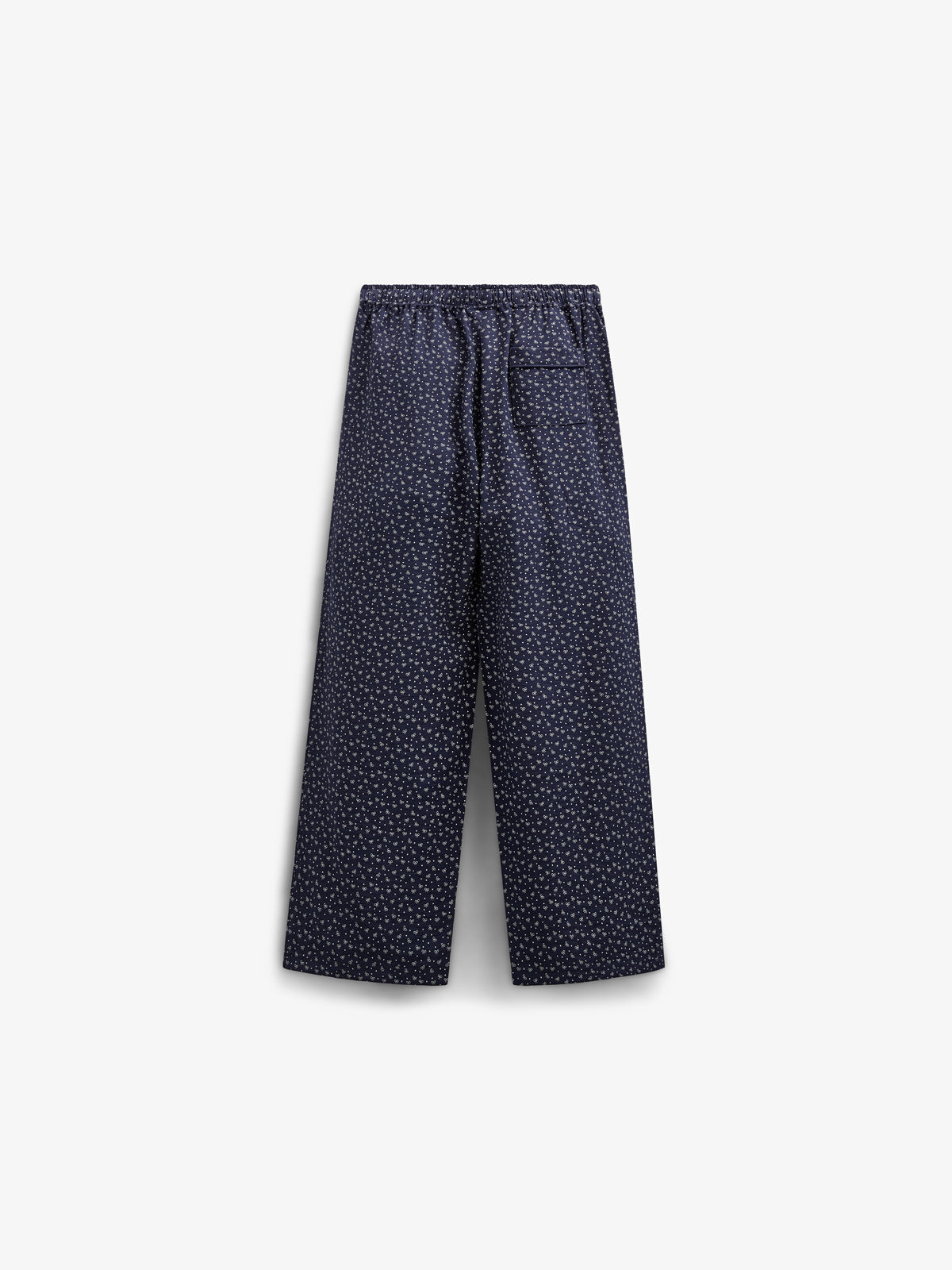 Bedrukte broek van crêpe viscose - Tween - Navy | 100660 Ana