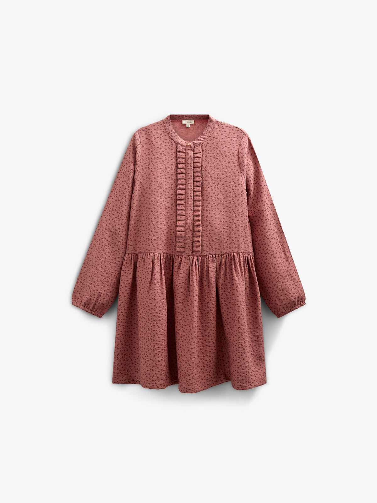 Jurk bedrukt crêpe viscose - All - Rose | 100661 Ana