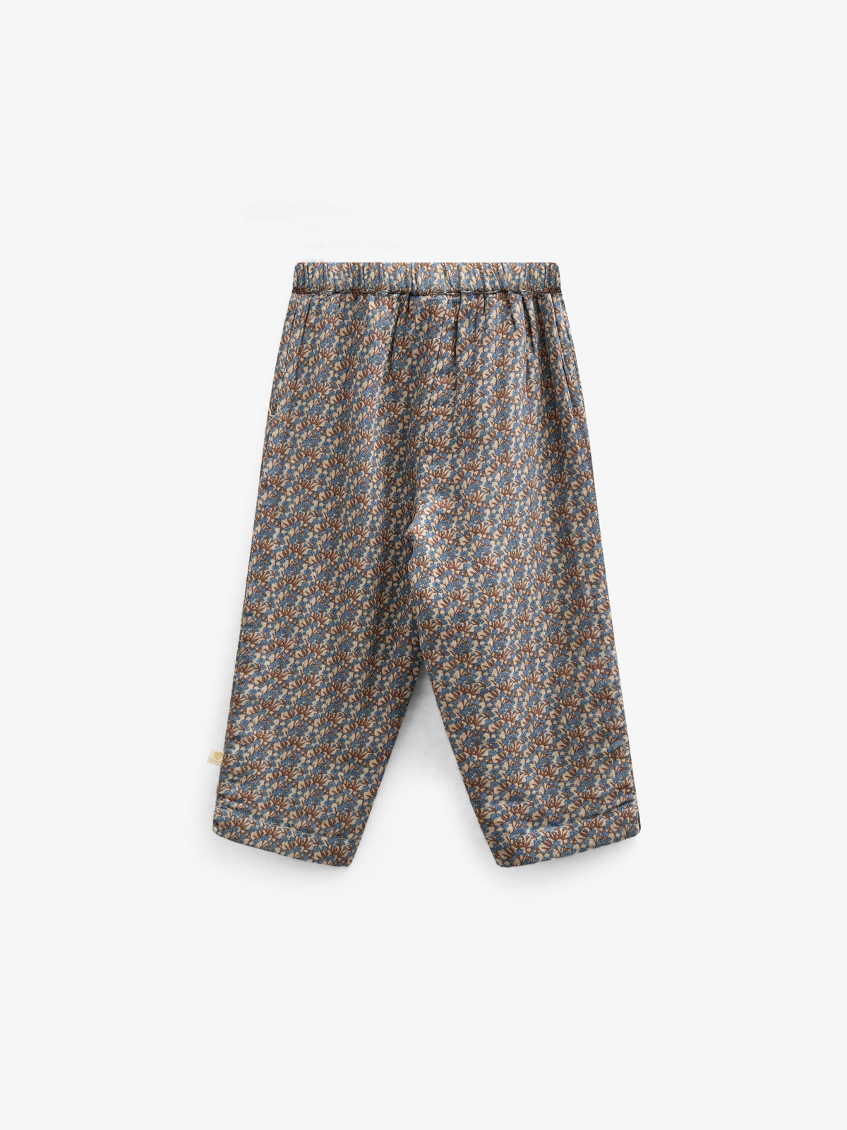 Gedrukte broek van dubbel gaas - Kids - Blue / Brown | 100733 Maggie