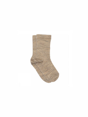 MP Wollen Rib Sokken - All - Caffe Latte Melange | 100736 MP Wool Socks
