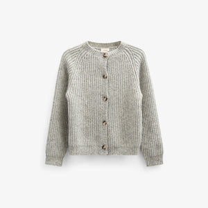 unisex vest van wolmix - Kids - Grey Melange | 100746 Cork