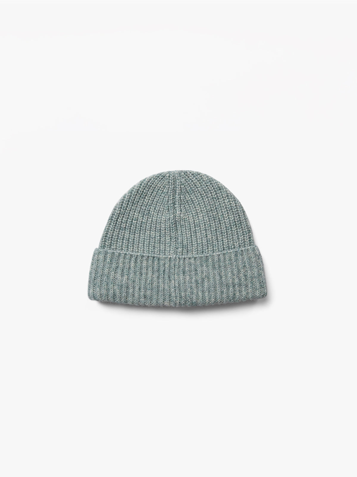 wollen muts - All - Green Melange | 100750 Cork
