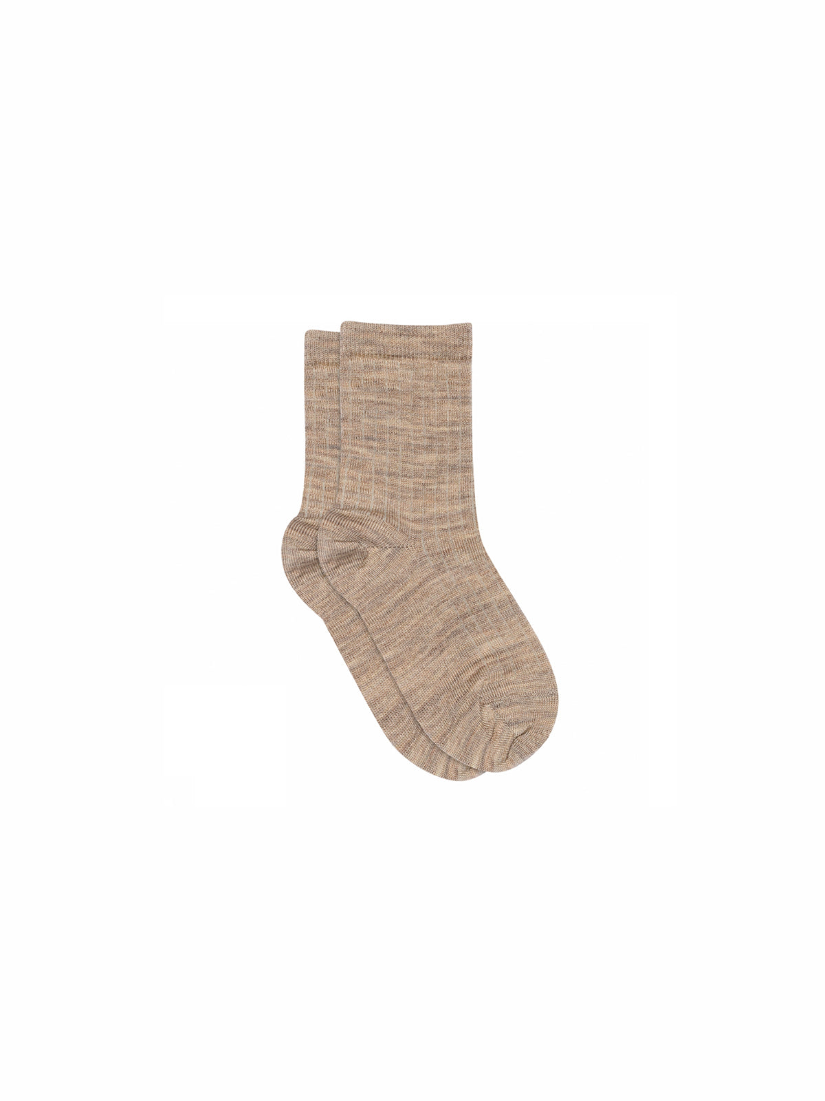MP Katoenen Rib Sokken - All - Caffe Latte Melange | 100775 MP Cotton Socks
