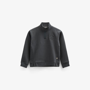 Sweatshirt met halve rits - Tween - Forest Green | 100811 Tristan