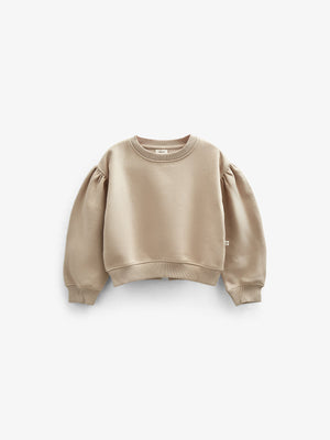Sweatshirt met strikdetail - Kids - Caffe Latte | 100816 Ruth