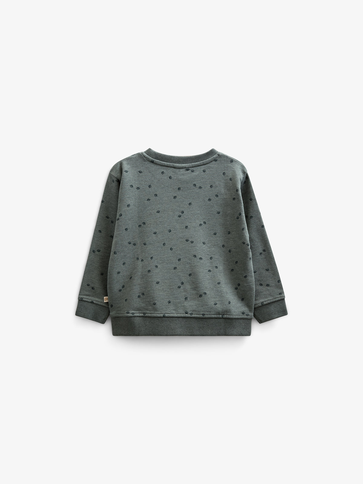 Jersey Ronde hals met print - Kids - Dark Green Melange | 100820 Tyler