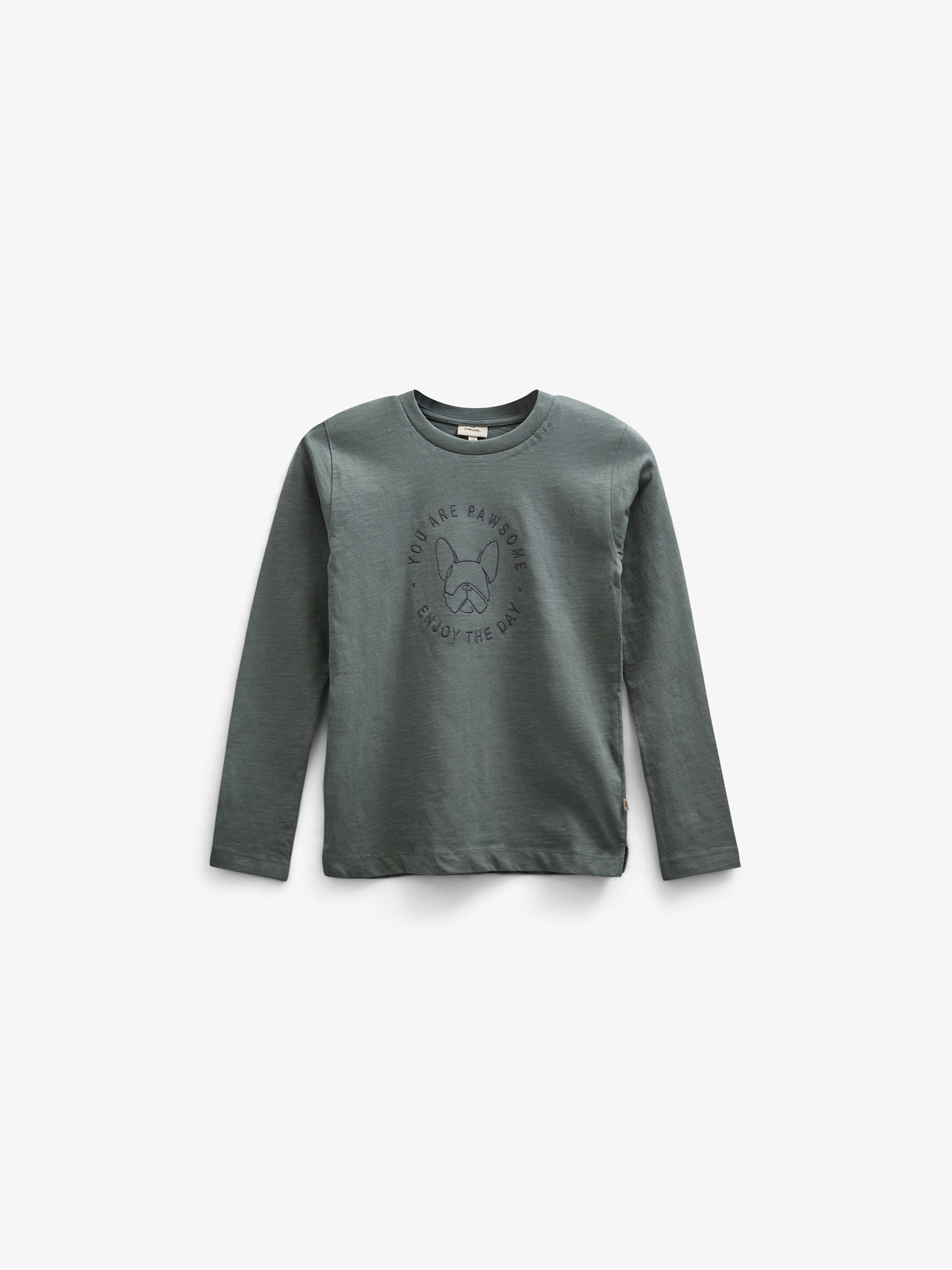 Slub Jersey T-shirt met lange mouwen - Tween - Dusty Dark Green | 100835 Kevin