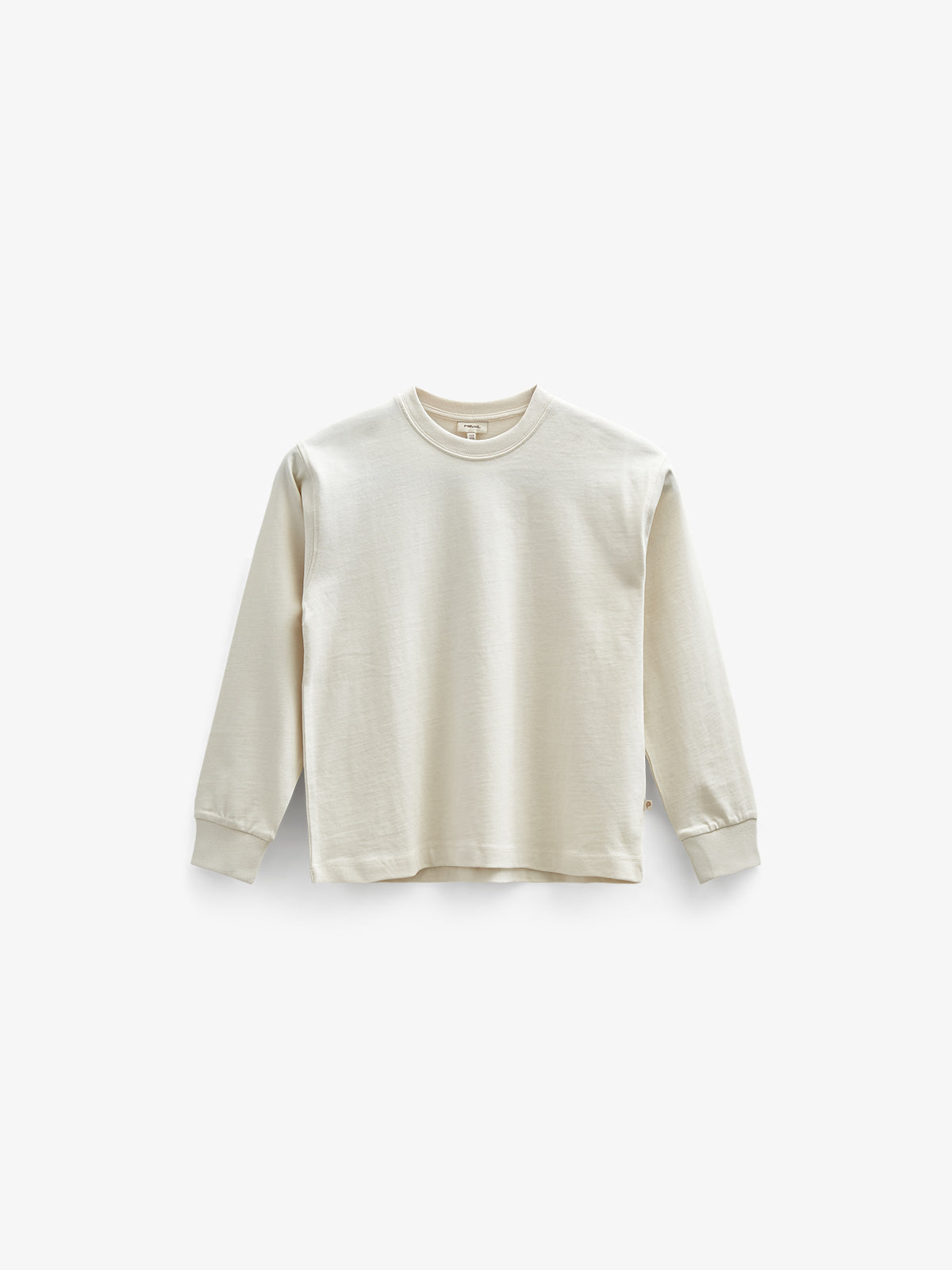 Oversized T-shirt met lange mouwen - Tween - Off White | 100853 August