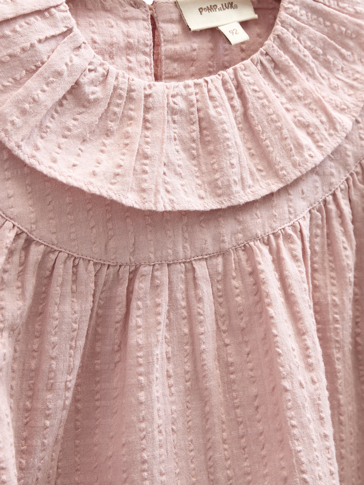 Katoenen blouse met kraag - Kids - Rose | 100884 Claire