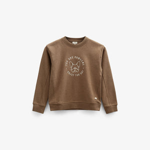 Sweatshirt met ronde hals - Tween - Coffe Melange | 100891 Justin