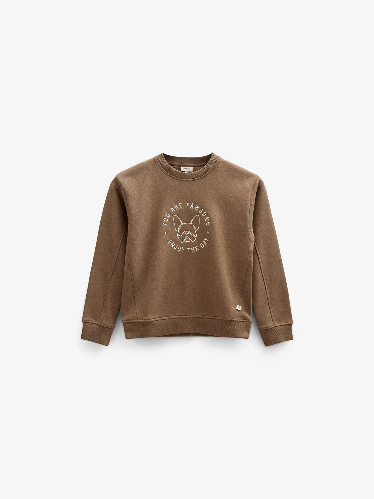 Sweatshirt met ronde hals - Tween - Coffe Melange | 100891 Justin