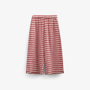Geruite Katoenen Broek - Tween - Cherry Red | 100907 Bonnie